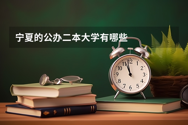 宁夏的公办二本大学有哪些