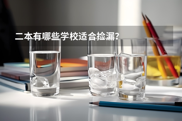 二本有哪些学校适合捡漏？