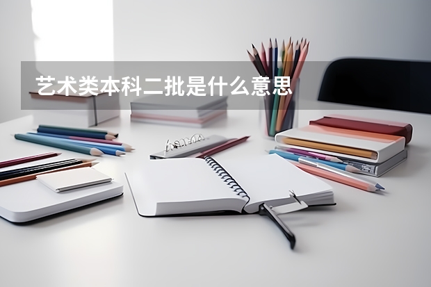 艺术类本科二批是什么意思