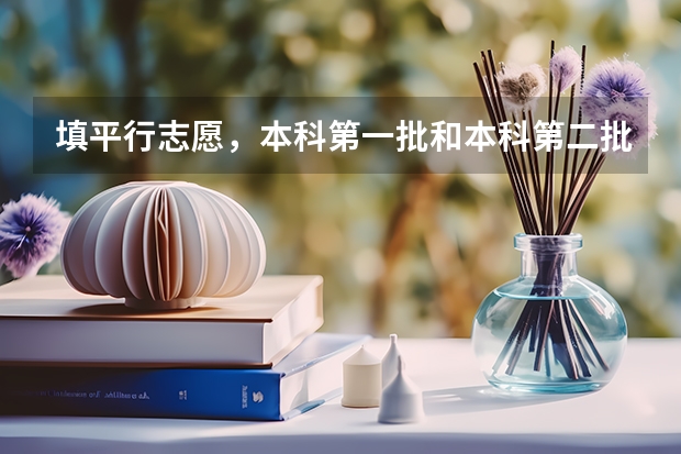 填平行志愿，本科第一批和本科第二批录取是什么意思。如果我分数上了一本线，填自愿是不是一本二本的学校