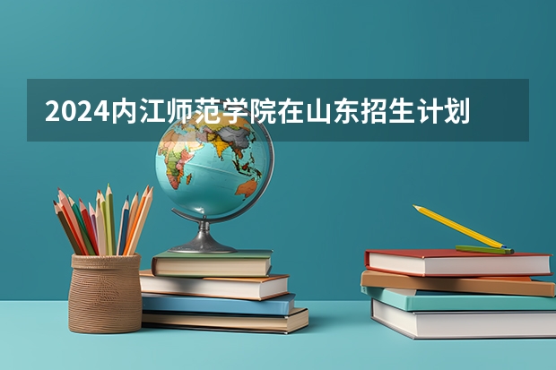 2024内江师范学院在山东招生计划表