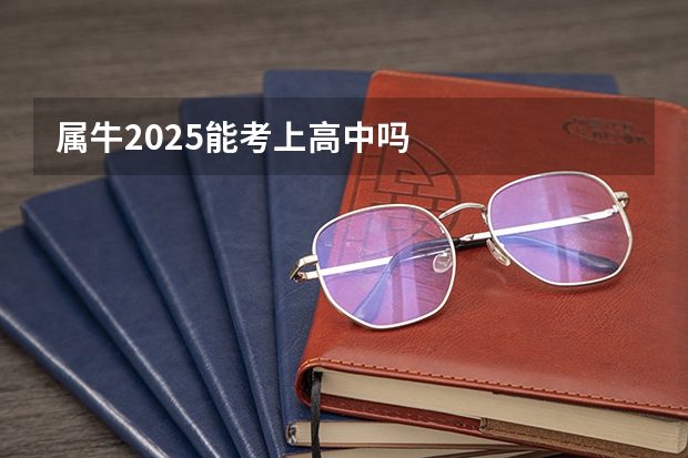 属牛2025能考上高中吗