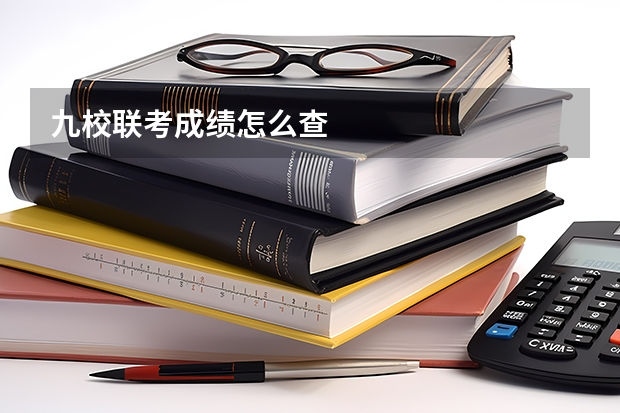九校联考成绩怎么查