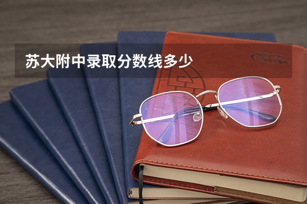 苏大附中录取分数线多少