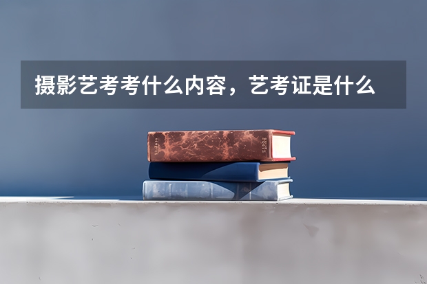 摄影艺考考什么内容，艺考证是什么
