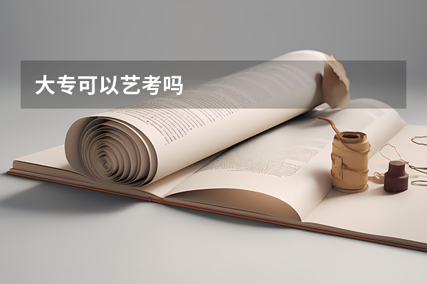 大专可以艺考吗