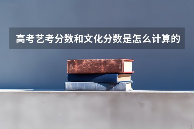 高考艺考分数和文化分数是怎么计算的