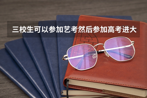 三校生可以参加艺考然后参加高考进大学吗