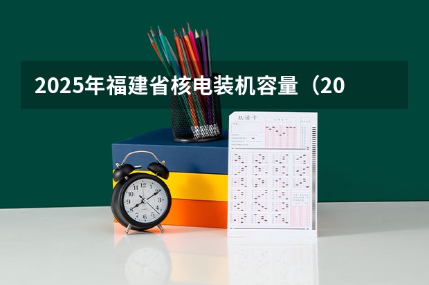 2025年福建省核电装机容量（2025年福建省核电装机容量）