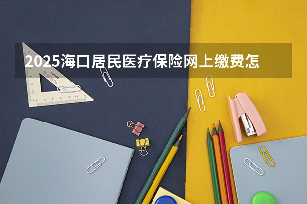 2025海口居民医疗保险网上缴费怎么缴?