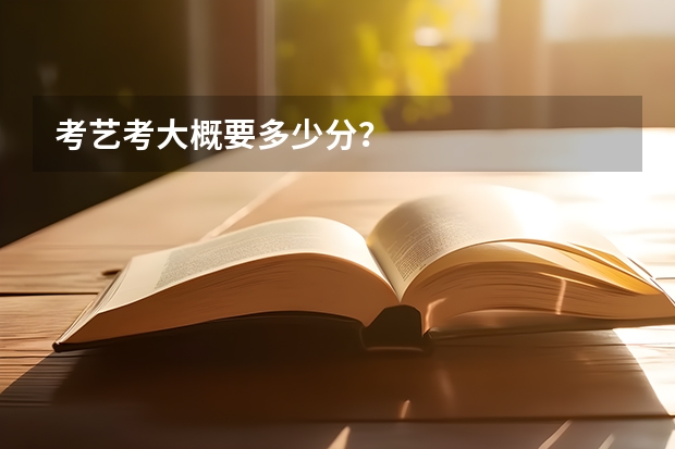 考艺考大概要多少分？