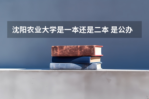 沈阳农业大学是一本还是二本 是公办还是民办（沈阳农业大学是几本）