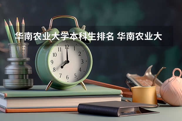 华南农业大学本科生排名 华南农业大学土木工程全国排名